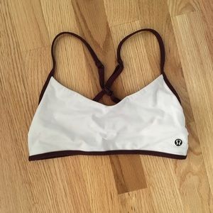 LULULEMON caged back sports bra